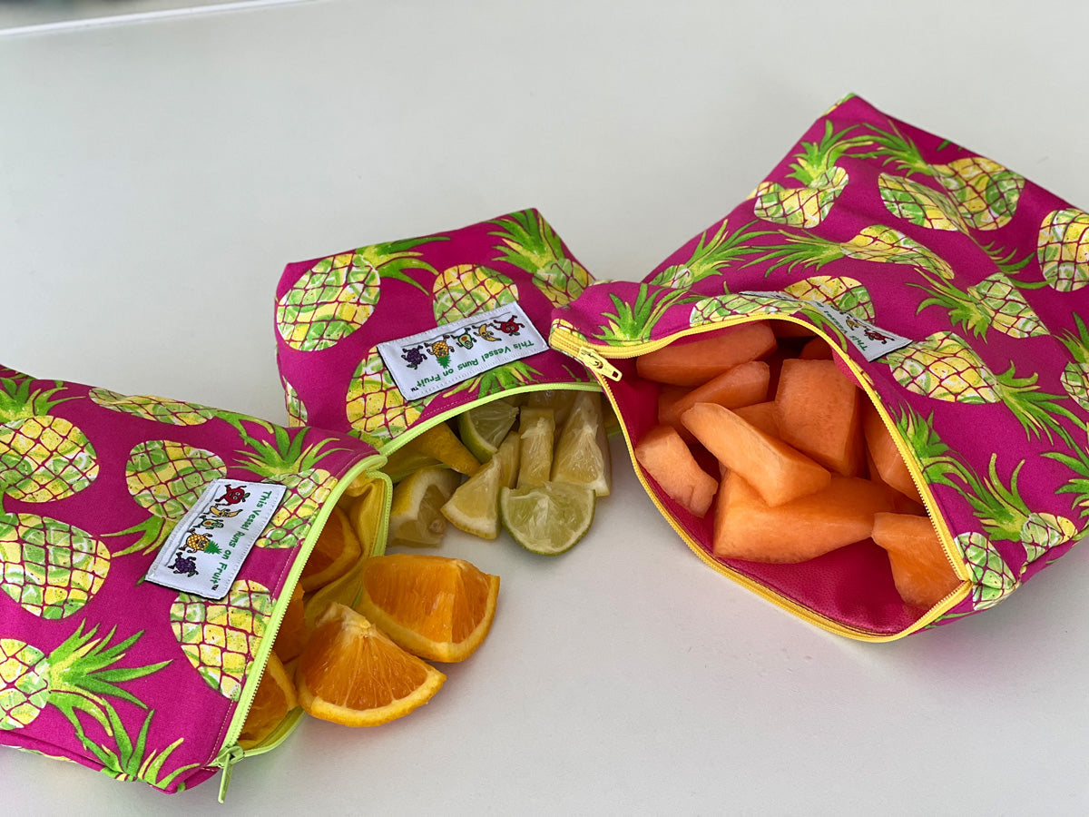 Reusable Washable Snack & Accessory Bags